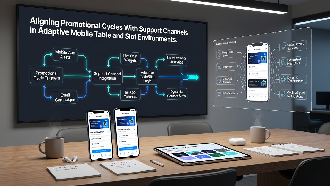 Synchronisierte Support- und Werbeprozesse in mobilen Slot- und Tischspiel-Apps