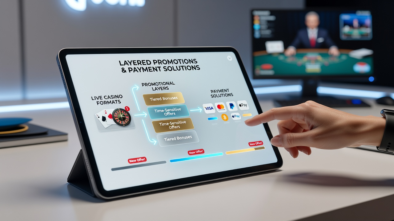 Transaktionspfade und gestaffelte Anreize in mobilen Live-Dealer-Formaten