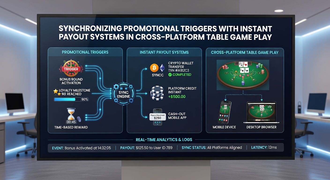 Darstellung von Cross-Platform-Tischspielen mit integrierten Auszahlungsfunktionen